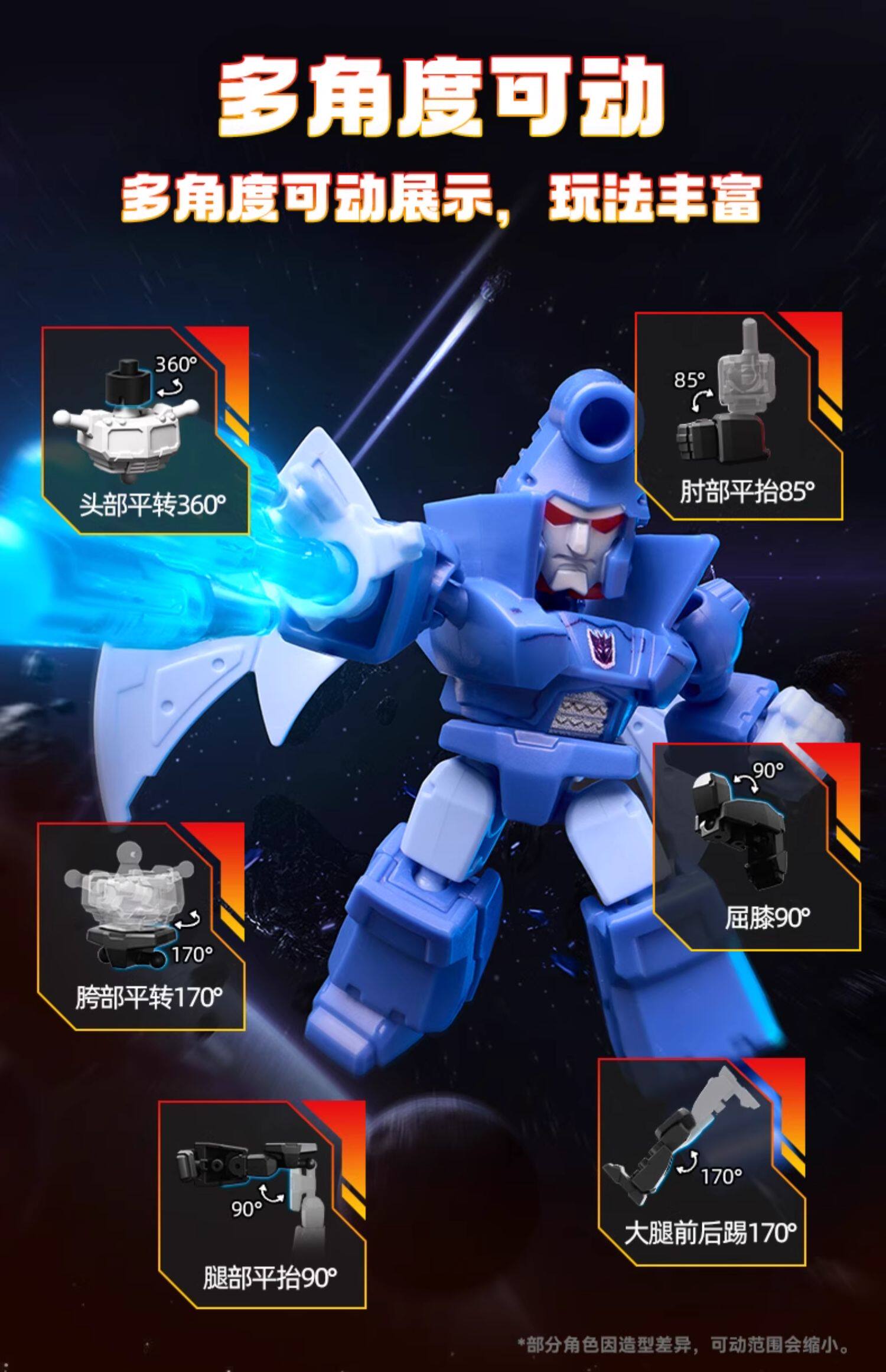 Original Transformer Blindbox-Spielzeug Defender Version Megatron Optimus Prime Starscream Bumblebee Bausteine Actionfigur – Detail 10