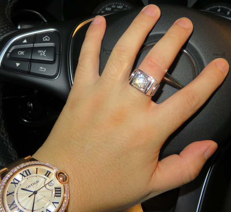 Bague homme en Argenterie - Ref 3088649 Image 3