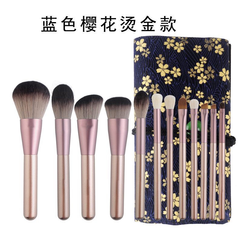 12 small grapes makeup brushed powder blush highlight eye shadow brush suit beginners full color makeup cosmetic tool-Taobao