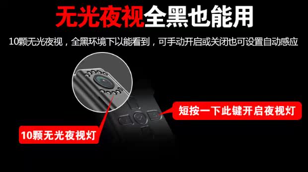 Yu Yimei C92 HD cảnh đêm cảnh trợ lý thực thi pháp luật ghi âm không dây WIFI máy ảnh cầm tay mini - Máy quay video kỹ thuật số máy quay làm youtube