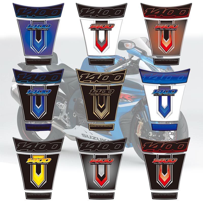 Suitable for GSX1400 2001-2008 GSXR Decorative Tank Sticker Anticollistico film Fish bone applid