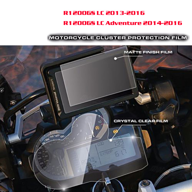 Suitable for BMW R1200GS Waterbird ADV 2013-2017 Instrument Protective Film Anti-Flower Protective Film Accessories