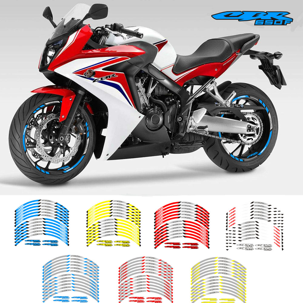 Suitable for Honda motorcycle 17-inch steel ring sticker Honda CBR650F wheel sticker inner frame wheel rim decal