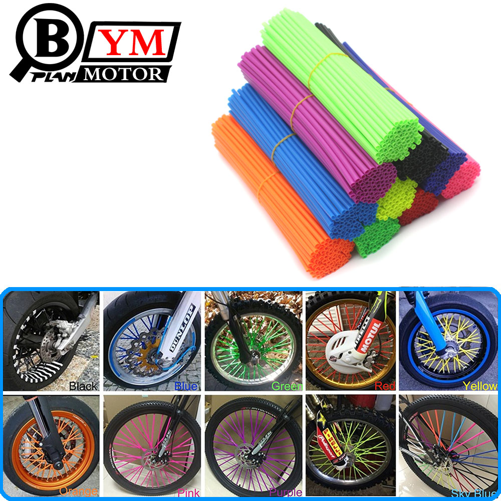 Off-road Car Locomotive Universal Spoke Pipe Cover Plastic Color Rubber Pipe Hub Spokes Sleeve Spoke Sleeves Steel Wire Sleeves