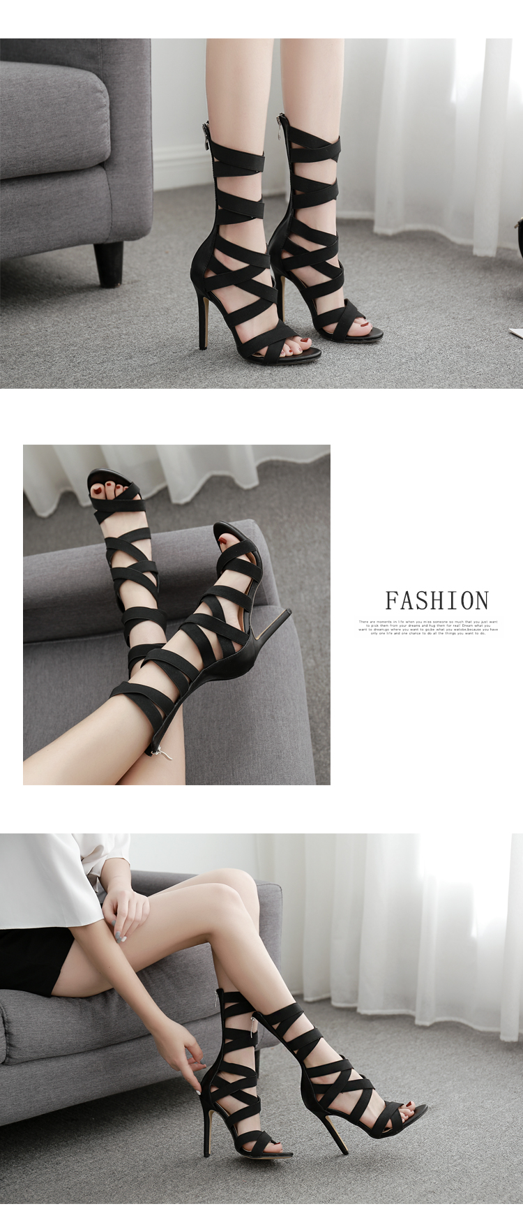 F8480 810K GIÀY CAO GÓT NỮ GUATDU BIG SIZE NGOẠI CỠ MÙA HÈ PHONG CÁCH ÂU MỸ GIÀY DÉP NỮ G03 SẢN PHẨM MỚI