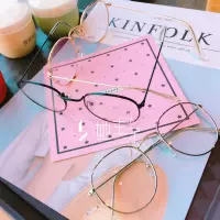 Khung mỏng khung thủy triều đa năng phẳng gương văn học Hàn Quốc kính retro mắt phẳng ánh sáng đôi máy bay nữ giải trí gió mắt kính gucci