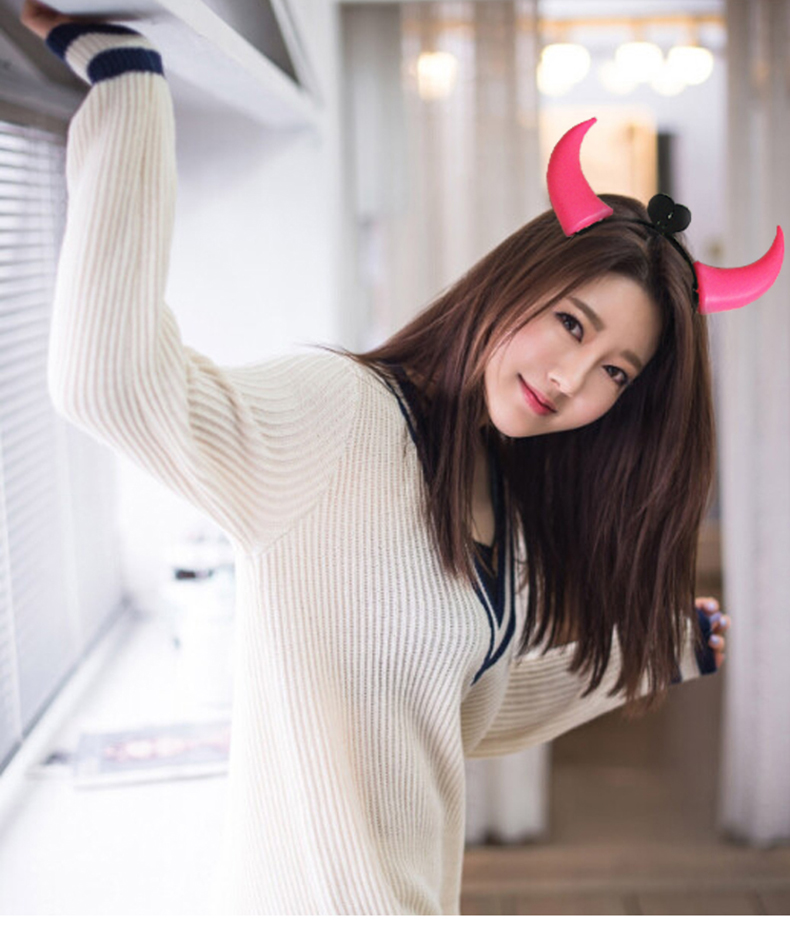 Ngày lễ Halloween của trẻ em Màu lớn được chiếu sáng Magic Horn Horn Horn Christmas Dress Up Nguồn cung cấp Concert Dress Up Mũ - Sản phẩm Đảng / Magic / Hiệu suất đồ hóa trang con vật