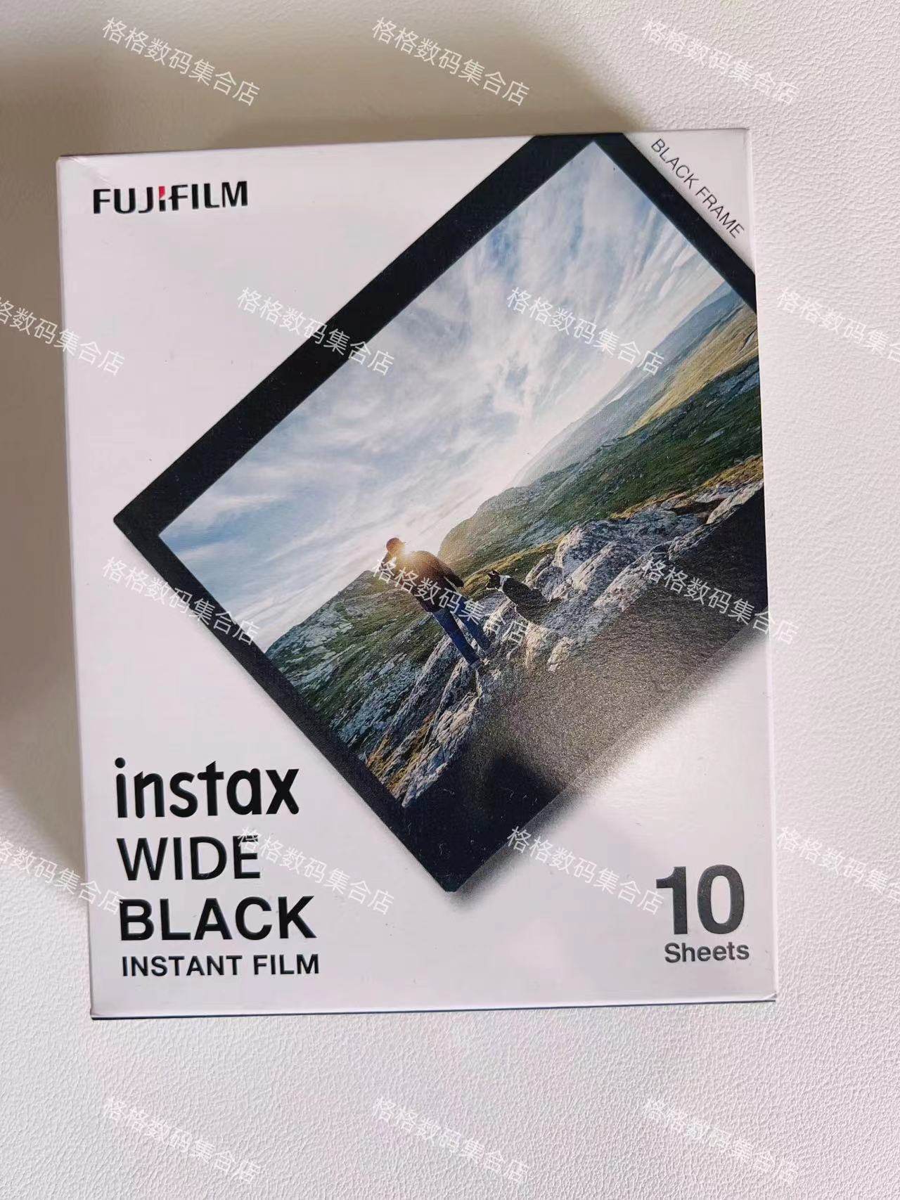 New store opening day version Fuji set up Wide5 inch wide black edge paper-Taobao