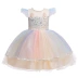 Sản phẩm mới váy công chúa trẻ em cô gái dẫn chương trình biểu diễn piano trang phục hoa cô gái váy cưới mùa hè băng đô - Váy trẻ em