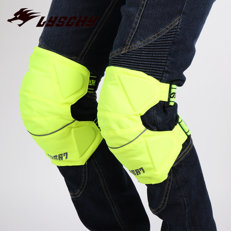 lyschy rewings four-season short locomotive elastic riding kneecap windproof and anti-fall locomotive rider protective gear