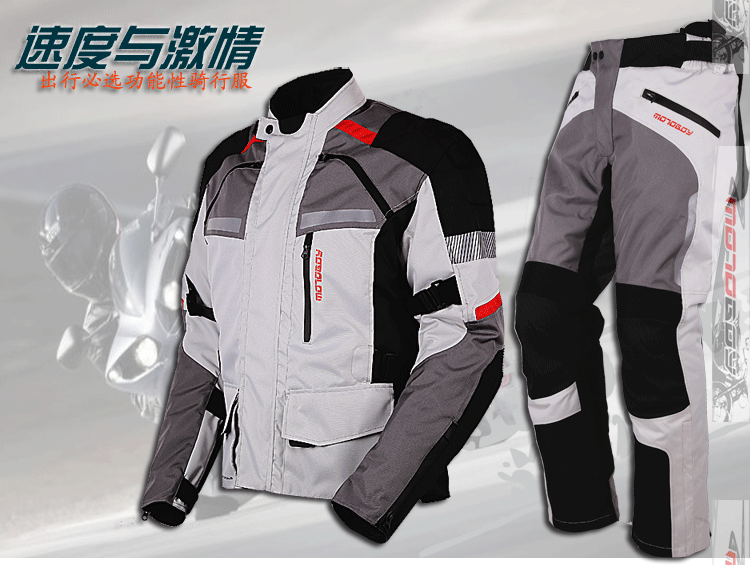 Xe mô tô được trang bị áo mưa chống thấm nước Jersey phù hợp với du lịch đường dài bao tay đi xe