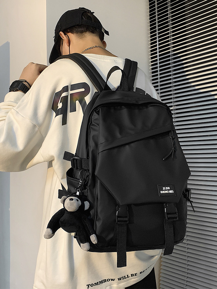 College student schoolbag men's dirty-resistant women can put computer high school students large-capacity strong fashion trend boys backpack