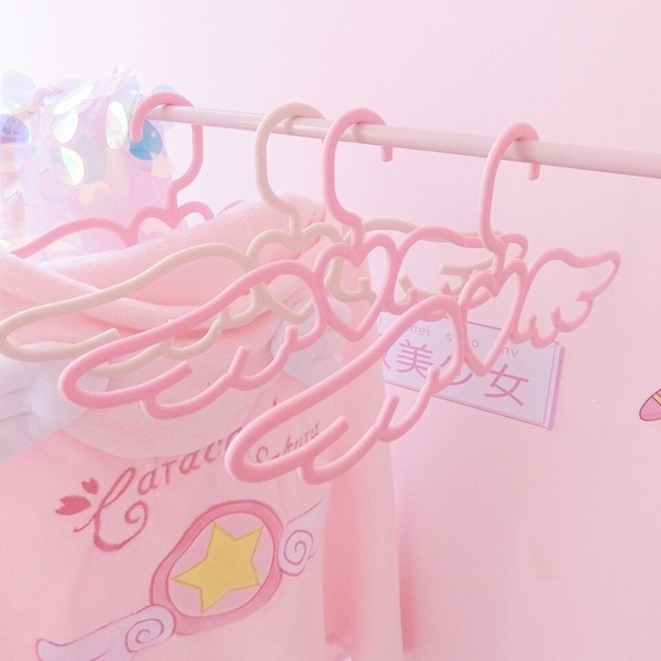 College dormitory special clothes hanger dormitory clothes hanger clothes rack bedroom fairy high value cute girl heart
