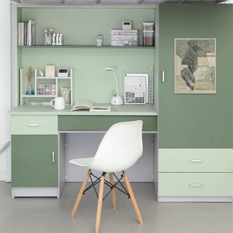 College dormitory wallpaper self-adhesive girls wallpaper wall decoration bedroom with wall stickers ins wind desktop transformation