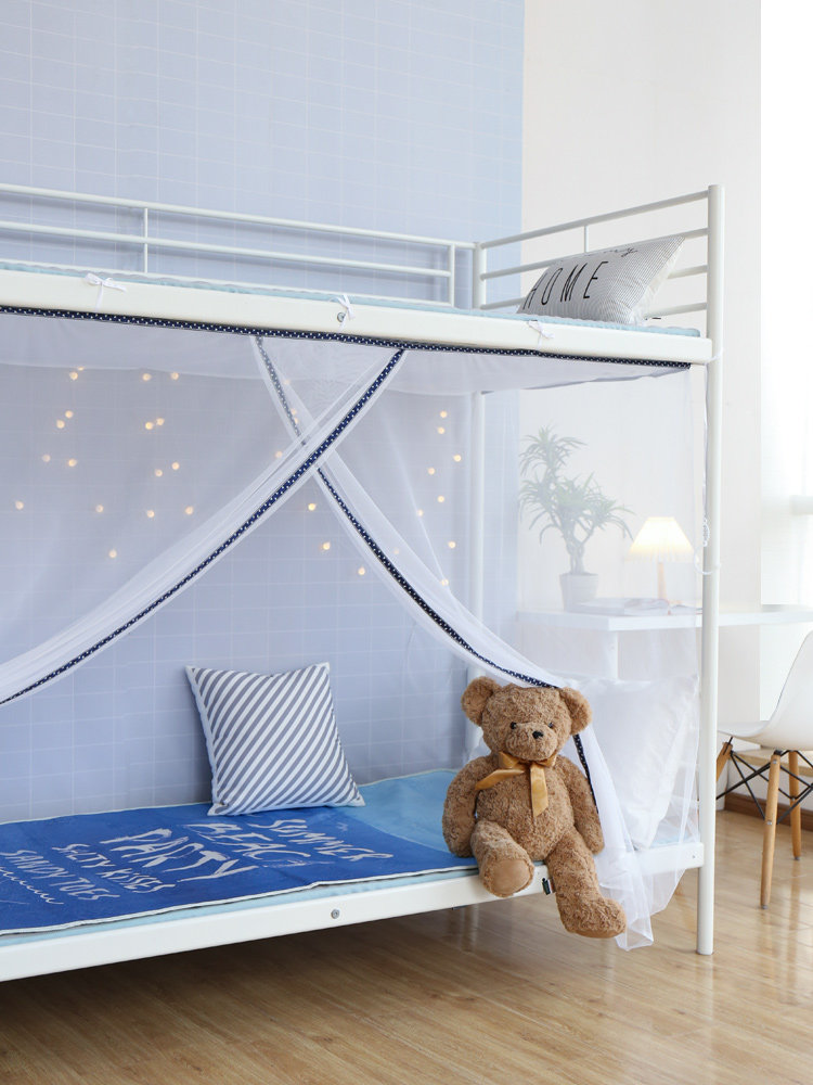 Bed nets anti-dust top cloth Grey School High School High School Students Special Dormitory Bed Nets General Ledger 2021 New