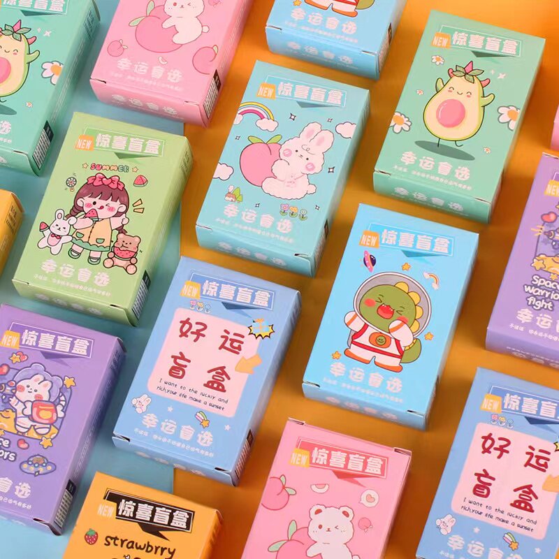 Mini Stationery Blind Box Net Red 2021 New Rewards Small Gifts for Primary School Students Net Students Prizes School Supplies