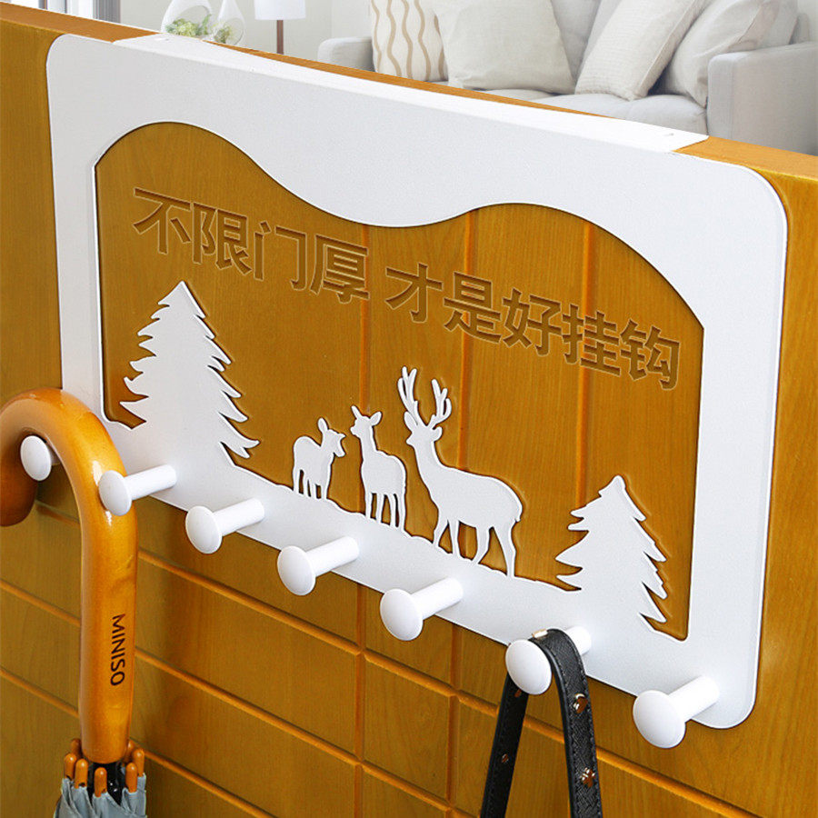 Clothing Door Rear Hanger Hanger Hanger Hanger Hanger Unlimited Door Thick Doorway Bedroom Rear Rack Creative Cloak Hook Hook Hook Hung Up