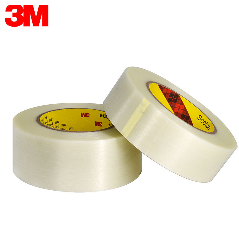 3M8919Msr Fiberglass Tape, Strong Stripess, High Temperature Resistance, Wear Resistance, Moisture-Proof, Bundling, Non-Residual Glue, Single-Sided Tape