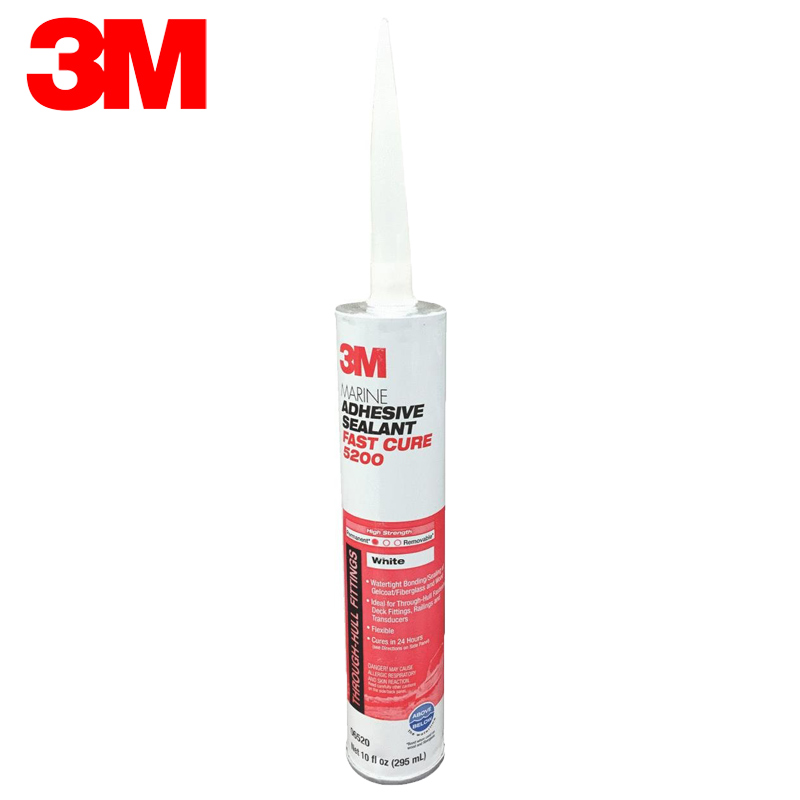 3m5200 Polyurethane Boat Sealant Fast Cure Weather and Salt Water Resistant Fiberglass Deck and Hull Seams