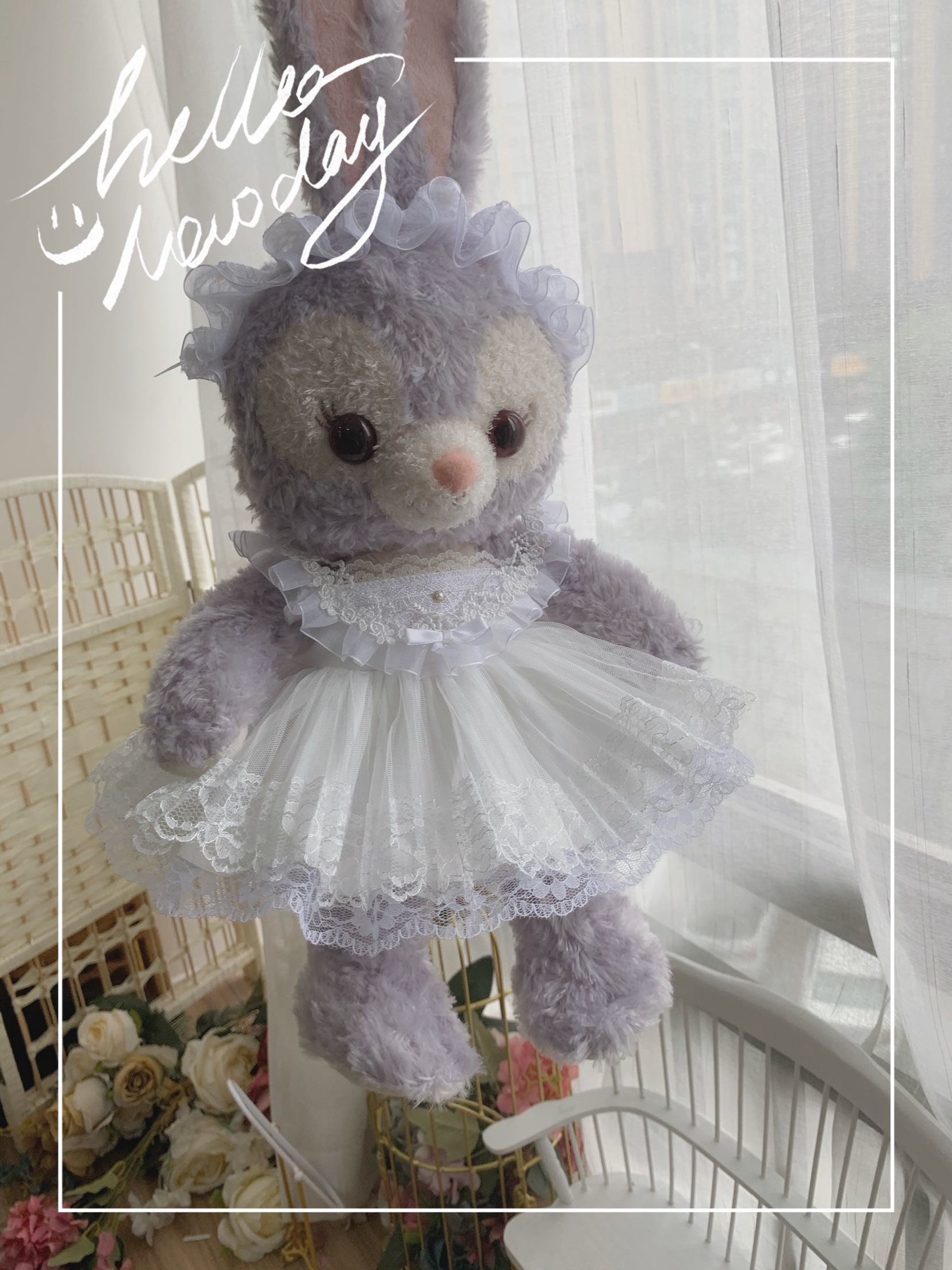 Xmya Stardew dress M Star Dark M skirt Sydney Rose Hand for cotton doll Lina Bear