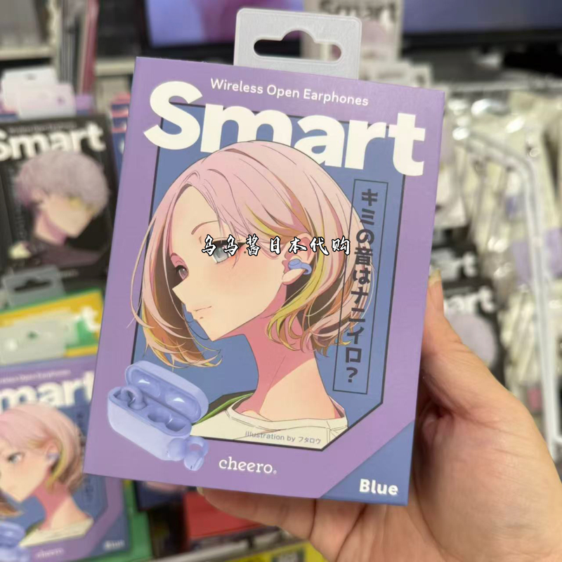 In-Stock, Purchased from Japan, Manga-Themed Earphones, Smart Bluetooth Ear Clip-On Headphones, Sports Wireless Earphones