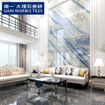 Jane marble tiles Royal blue villa large flat floor living room background wall tiles Floor tiles Aisle tiles