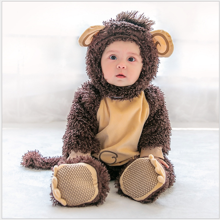 2021 Monkey Toddler Infant Hallowen Costume Saint's Day Children's Performance Service