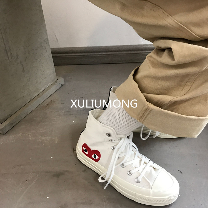 Xu Liumang Hàn Quốc ulzzang tình yêu giày vải nữ hoang dã chụp vài cặp đôi học sinh trung học với đôi giày trắng nhỏ giày yonex chính hãng