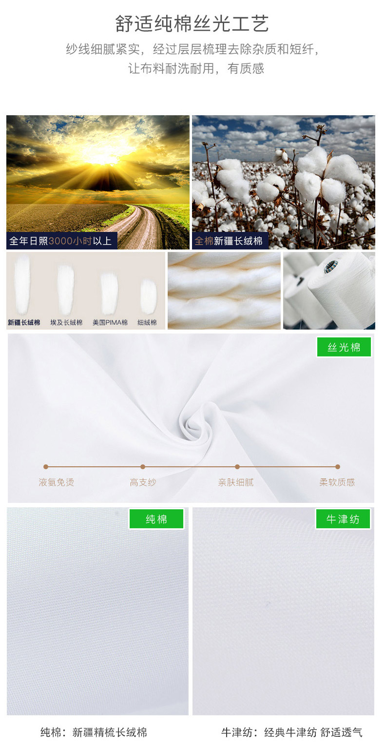 日本 深海 DeepOcean 100%新疆长绒棉 男修身免烫长袖衬衫 图3