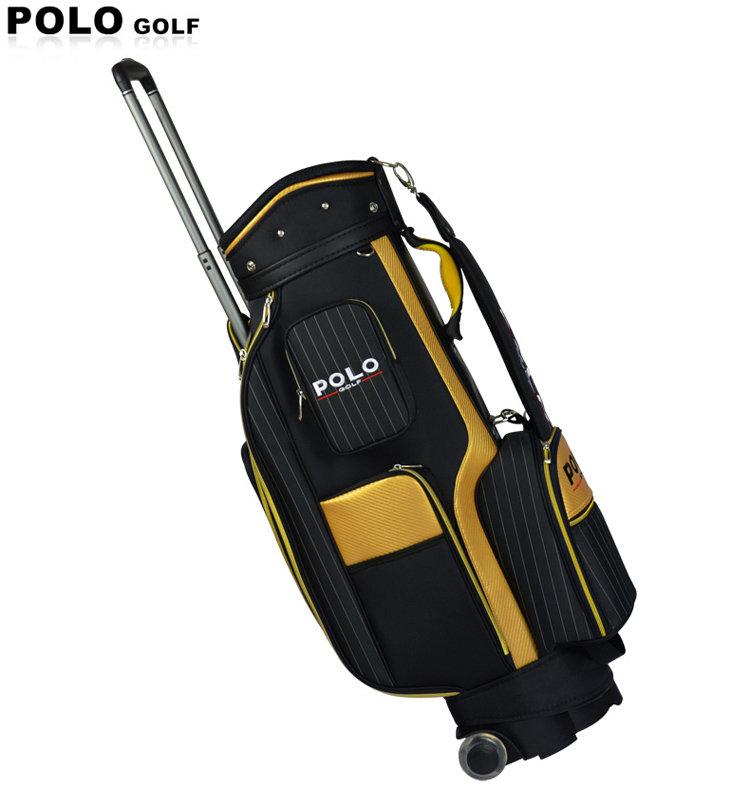 polo golf golf bag men's ball bag trolley bag travel bag with pulley light