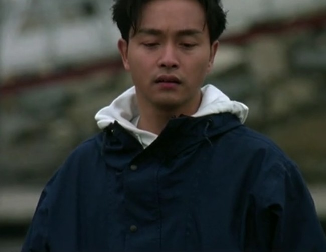 Anh em dọc và ngang Leslie Cheung với áo gió cổ điển trùm đầu áo thun gió áo khoác người yêu áo khoác áo khoác gió nam 1 lớp