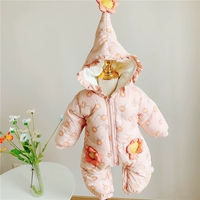 Розовый, в цветочек