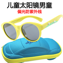100 Lap Silicone Gel Round Frame Children Sunglasses Fashion Boy Polarized anti-UV comfort 2022 New
