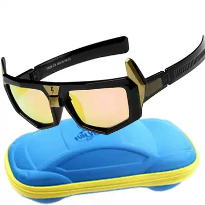 Boy new children sunglasses Big Boy sunglasses personality tide polarized comfortable anti UV flash 2021