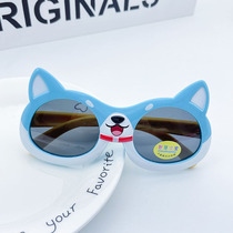 Wang Wang Team Children Sun Glasses Male Cartoon Tide Fashion Ultra Cute Spot Dog Baby Polarized Ink Mirror Outdoor Shade