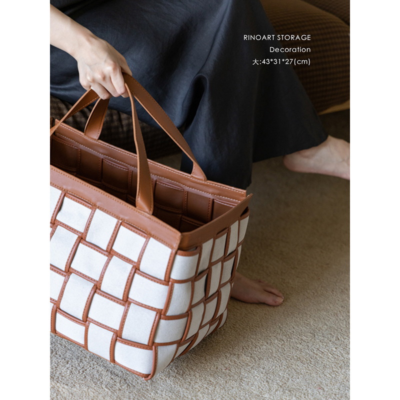 Ruonai Bv Woven/Large Capacity! Golden Brown Storage Basket, Dirty Clothes Hamper, Picnic Bag, Portable Toiletry Bag Ruonai Bv Woven/Large Capacity! Golden Brown Storage Basket, Dirty Clothes Hamper, Picnic Bag, Portable Toiletry Bag