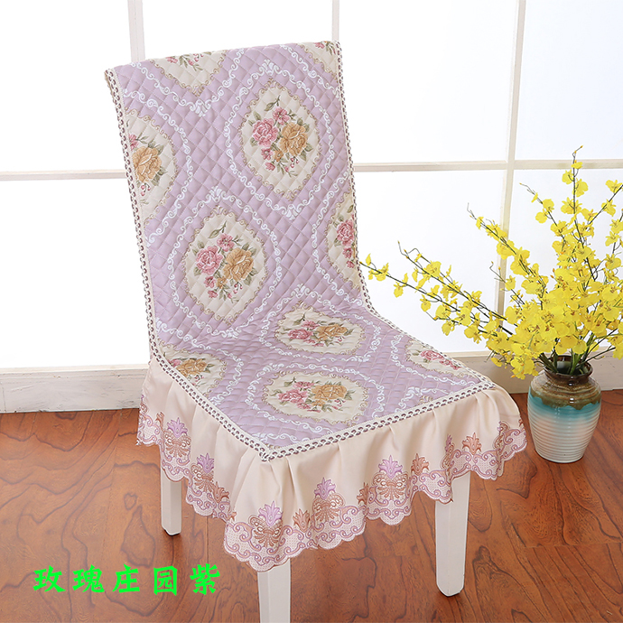 Một chỗ ngồi pad nhỏ gọn nhà Four Seasons nhà hàng Trung Quốc bộ ghế ăn đệm bìa hiện đại của Xiêm ghế bìa - Khăn trải bàn khăn trải bàn kẻ caro