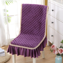 Seat cushion integrated backrest chair cover cushion cushion simple modern sub-restaurant hotel chair cover stool dining chair cushion conjoined