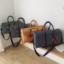 Travel bags for men and women carrying luggage bags short-distance large-capacity travel luggage bags light waterproof fitness bag tide