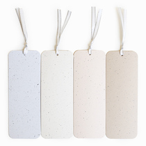 8 blank bookmarks flower basket tag card simple art can Watercolor Hand painted diy graduation class commemorative gift