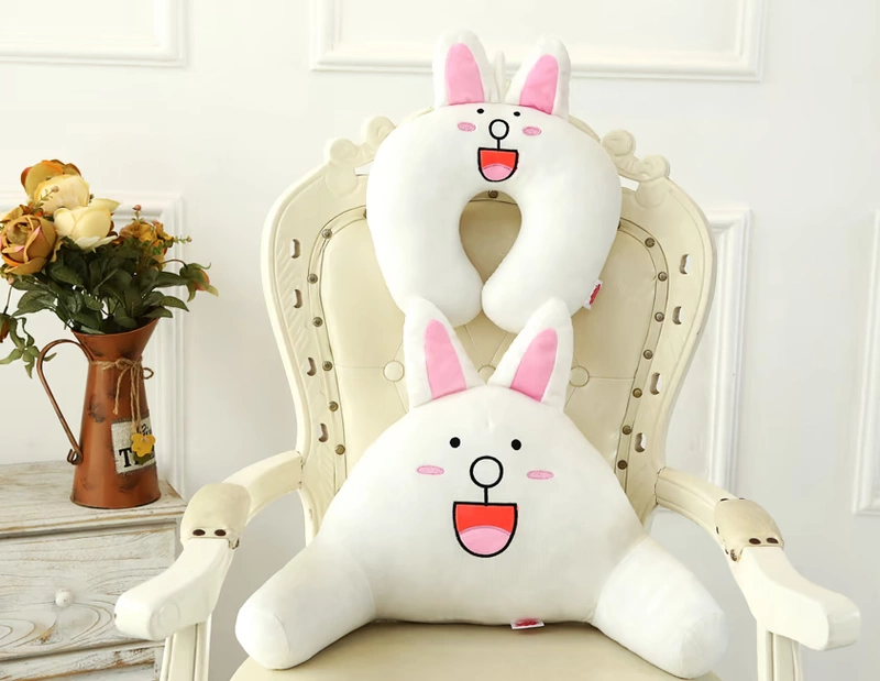 hình chữ U gối cổ gối cổ tử cung hoạt hình chữ U gối chiếc máy bay du lịch cổ nap U gối trưa ghế nghỉ đệm - Gối gối kim đan