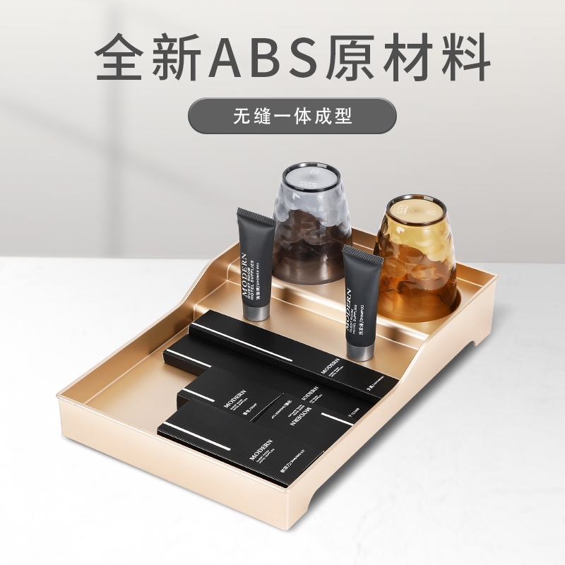 Hotel Dentistry Containing box Minroom Guest House Guest house Guest Bathroom washing Supplies Put toothbrushes Easy-to-use box ABS Entrusted Trays Customised