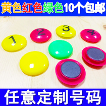 Sauna foot bath rotating brand Foot massage technician Clock brand Clock watch number Work brand Magnetic number plate