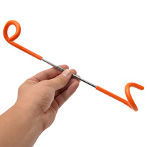 Outdoor multifunctional camping tent light adhesive hook portable bold two-way pig tail S-shaped light stand adhesive hook