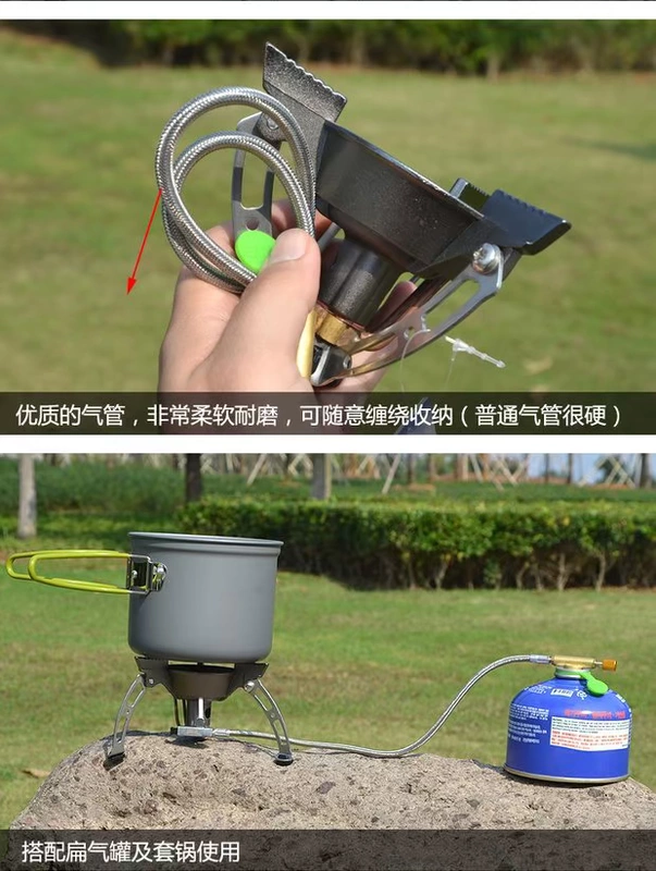 Bếp lò ngoài trời Brother BRS-11 cắm trại dụng cụ nấu nướng chống gió loại núi bếp ga - Bếp lò / bộ đồ ăn / đồ nướng dã ngoại