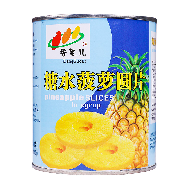 Fragrant Fruits Pineapple Canned 825g Wafer Baking Cake Pizza Fruit Blockbuster Ready-to-eat