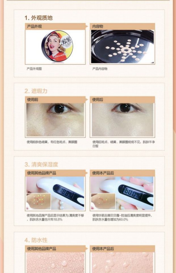 Tuyệt đẹp Gina BB Cream 15gx2 Kiểm soát dầu Granmar Fran quầy nhập khẩu Úc kem chống nắng bb cream