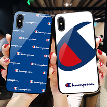 Champion mobile phone shell Apple x male iPhone XS Max radian couple 6s shake sound with the same iPhone8plus net red 7p tide brand xr personality iPhone