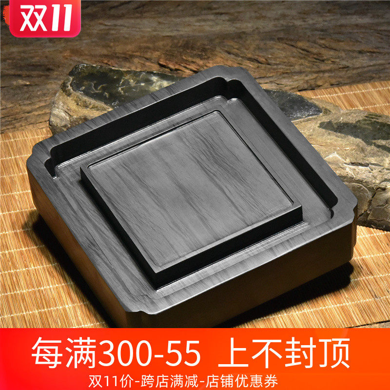 Chinese She Inkstone Antique Sishuiguitang Su Inkstone