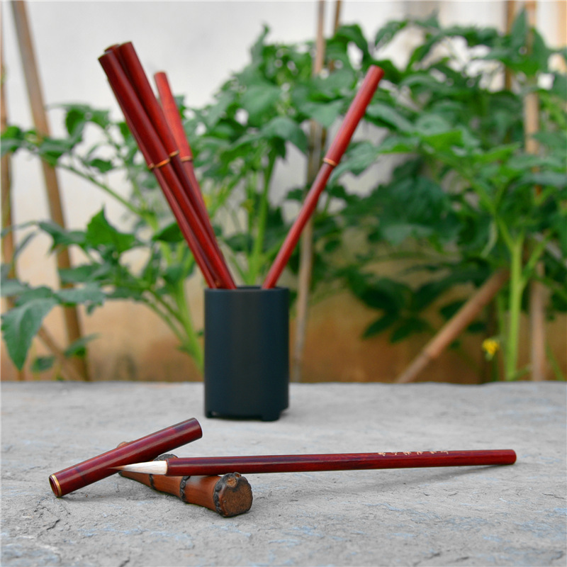 Copy the scriptures Xiao Kai and the milli belt brush sheep milli wolf milli have bin wenfang four treasures calligraphy practice character letters